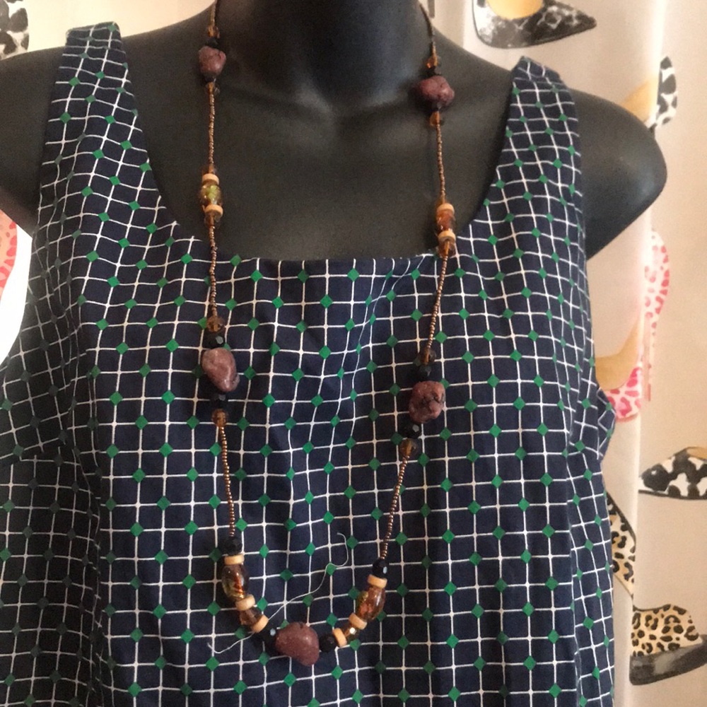 Earth Tones Genuine Stone Seed Beads Necklace Set